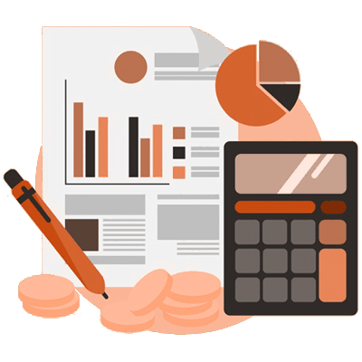 accounting graphic design icon
