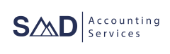 Logo for S-M-D Accounting Services L-L-C in navy blue